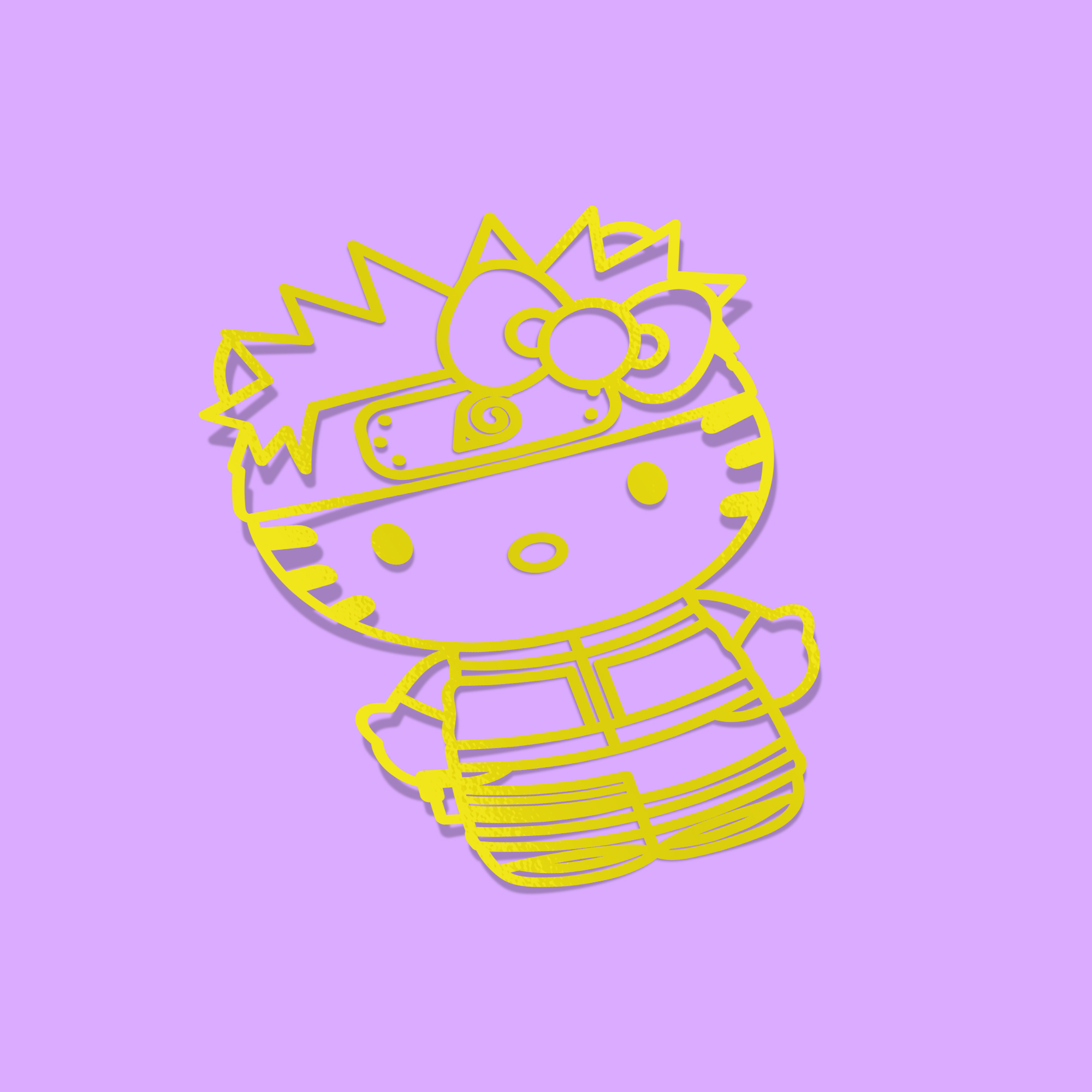 Hello Kitty and Friends x Naruto (Hello Kitty)