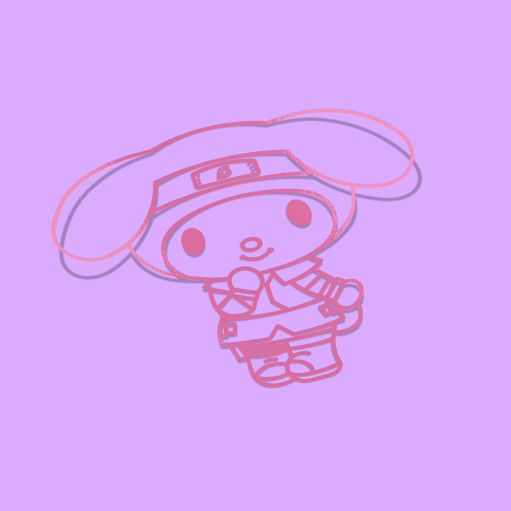 Hello Kitty and Friends x Naruto (My Melody)